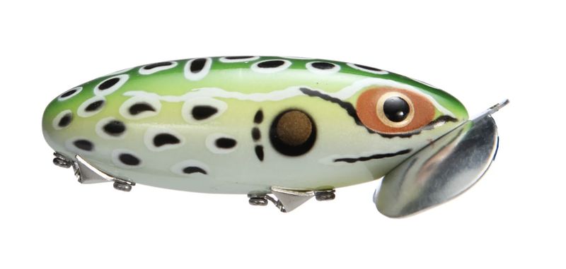 Arbogast Jitterbug 3/8oz Leopard Frog