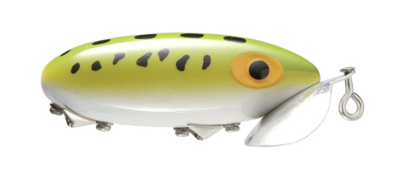 Arbogast Jitterbug 3/8oz White Frog