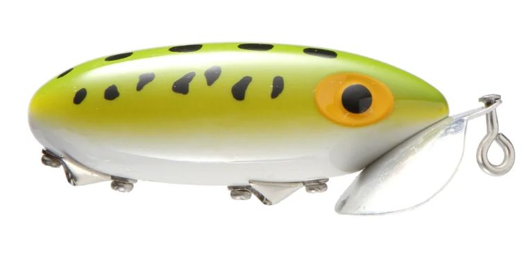 Arbogast Jitterbug 1/4 White Frog