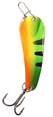 Custom Jigs &amp; Spins Pro Slender Spoon 1/16 Firetiger Nickle