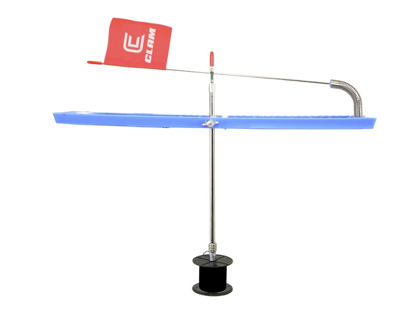 Clam Blue Ice Pike Tip Up