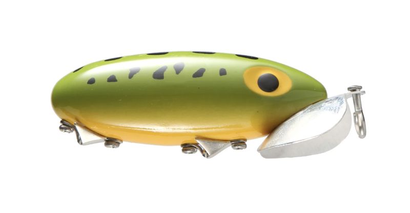 Arbogast Jitterbug 3/8oz Yellow Frog