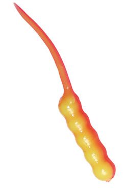 Custom Jigs &amp; Spins Finesse Tails Size 10 Orange Sherbet