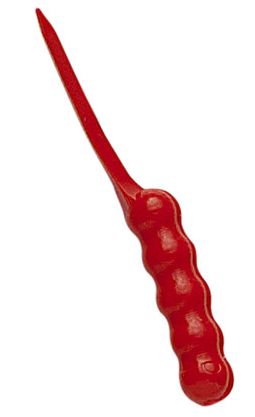 Custom Jigs &amp; Spins Finesse Tails Size 10 Blood Red