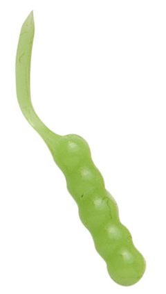 Custom Jigs &amp; Spins Finesse Tails Size 10 Glow Brite Chartreuse