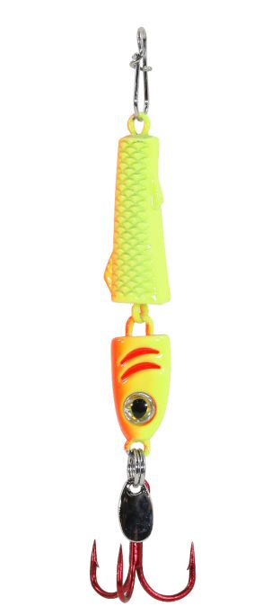 Clam Pinhead Pro Jointed 1/16 Chartruse Orange