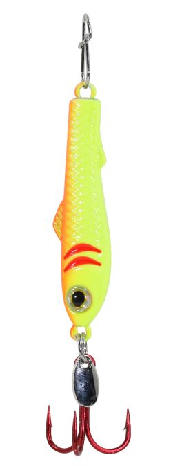 Clam Pinhead Pro 1/16 Chartreuse Orange Glow