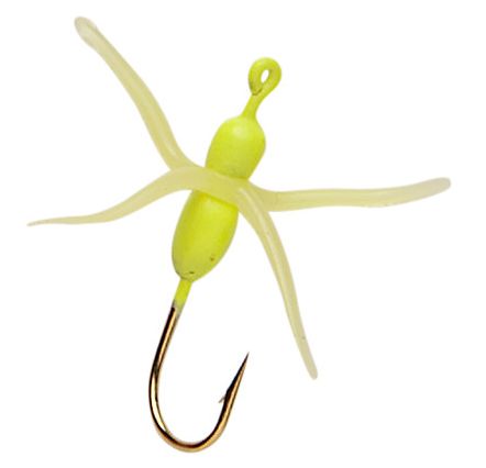 Custom Jigs &amp; Spins Nuclear Ant #10 Yellow Chartreuse