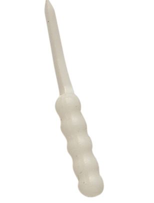 Custom Jigs &amp; Spins Finesse Tails Size 10 White