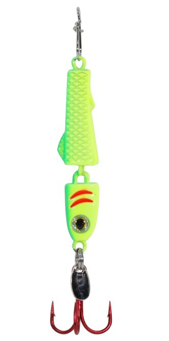 Clam Pinhead Pro Jointed 1/16  Chartreuse Lime Glow