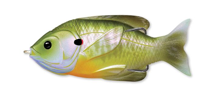 LiveTarget Hollow Body Sunfish 3" Green Bluegil