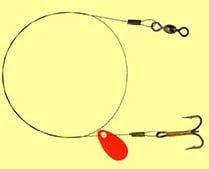 ISG Tip Up Rig Bronze 27# 12”  #1/0