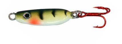 Northland Forage Minnow Spoon 1/16 Green Perch UV