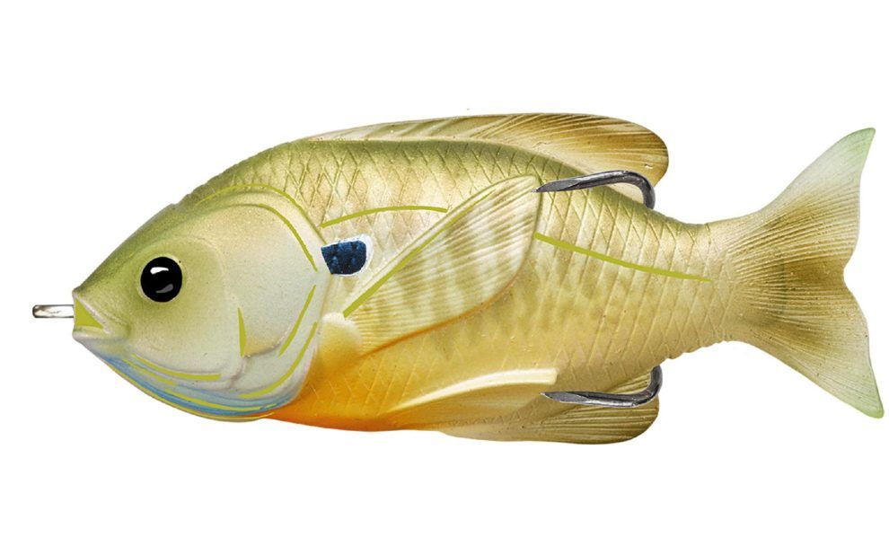 LiveTarget Hollow Body Sunfish 3.5” Natural Green Bluegill