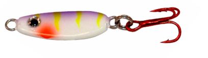 Northland Forage Minnow Spoon 1/16  Purple Tiger UV