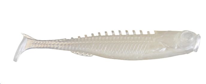 Northland Eye Candy Paddle Shad 3.5” Pearl White