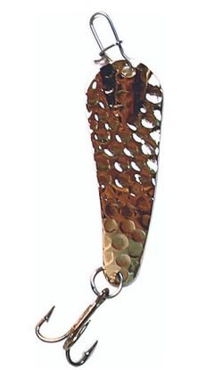 Custom Jigs &amp; Spins Slender Spoon 1/16 Hammer Gold