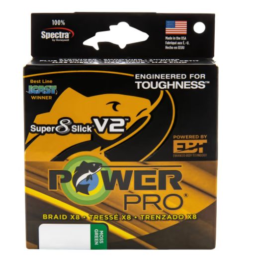 PowerPro Super Slick V2 Moss Green 150yd 20#