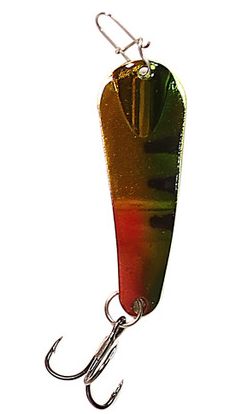 Custom Jigs &amp; Spins Pro Slender Spoon 1/16 Sour Apple Tiger