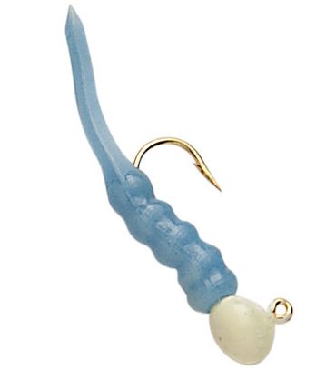 Custom Jigs &amp; Spins Ratso Size 10 Glow Brite Blue