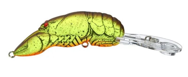 Rebel Teeny Crawfish Chartreuse Brown-Black