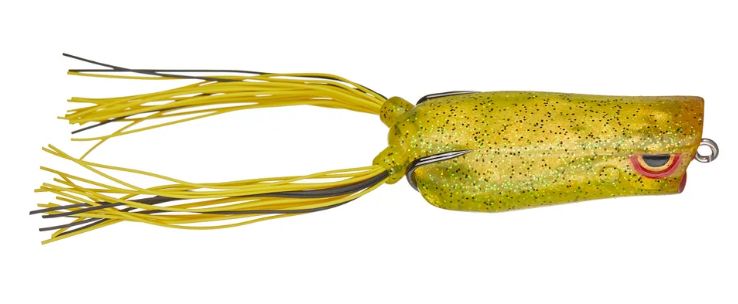 Spro Bronzeye Poppin’ Frog 60 Yellow Sparkle
