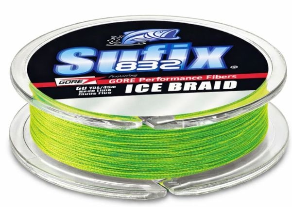 Sufix 832 Ice Braid Neon Lime 10#