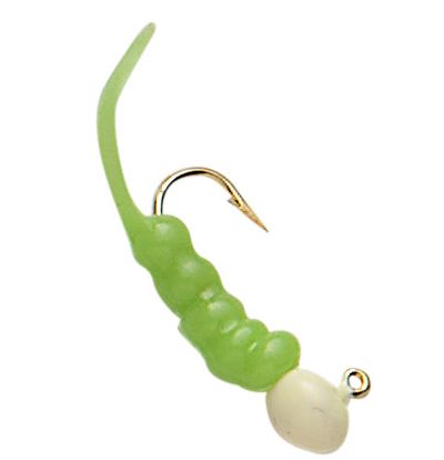Custom Jigs &amp; Spins Ratso Size 10 Glow Brite Lime