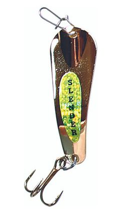 Custom Jigs &amp; Spins Slender Spoon 1/16 Silver/Chartreuse