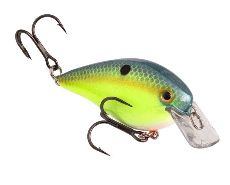 Strike King KVD Square Bill 1.5D Chartreuse Sexy Shad
