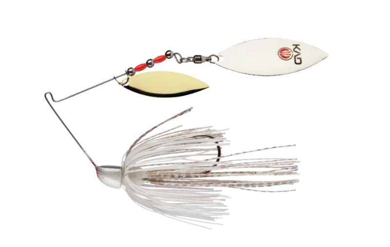 Strike King KVD Double Willow Spinnerbait 1/2oz Super White