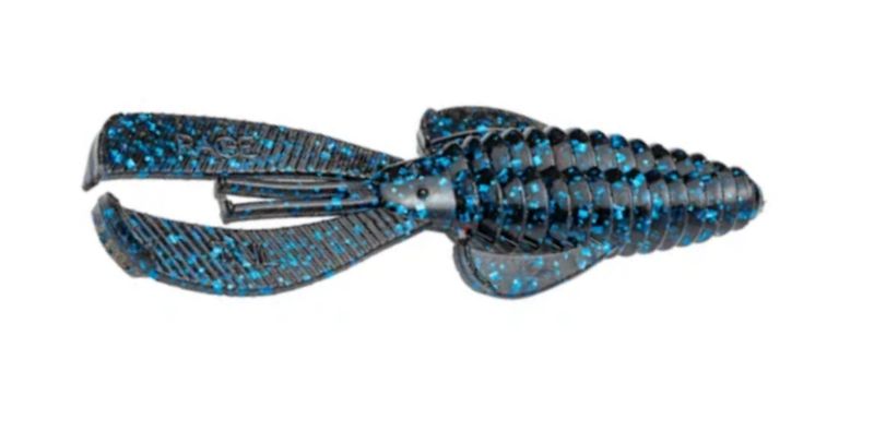 Strike King Rage Bug 4”  Black Blue Flake