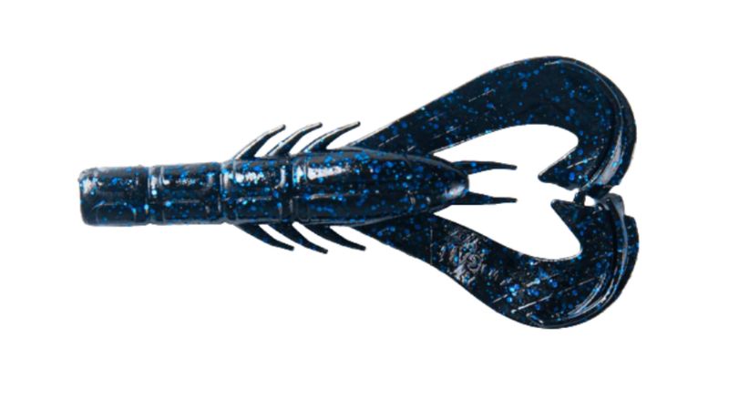 Googan Squad Krackin’ Craw 4” Black Blue Flake