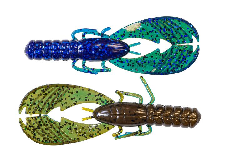 X Zone Muscle Back Finesse Craw 3.25” Okeechobee Craw