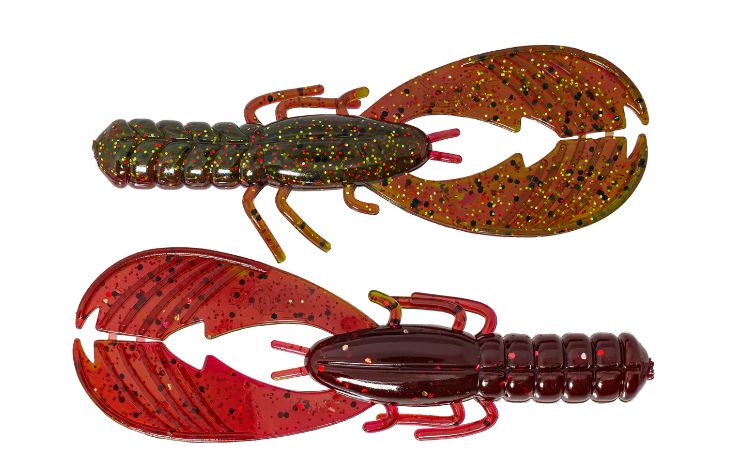 X Zone Muscle Back Finesse Craw 3.25” Border Craw