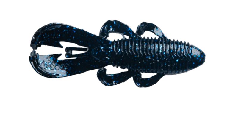 Googan Squad Bandito Bug 4”  Black Blue Flake
