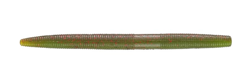 Gary Yamamoto Senko 5” Green Pumpkin/Red Flake