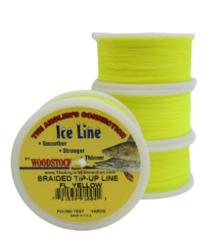 Woodstock Hi-Viz Yellow Tip Up Line 50yd 30#
