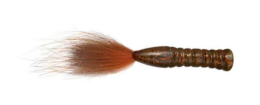 Rabid Baits Fox Tail 3” Green Pumpkin Orang