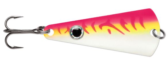 VMC Tingler Spoon 1/8 Glow Pink Fire UV
