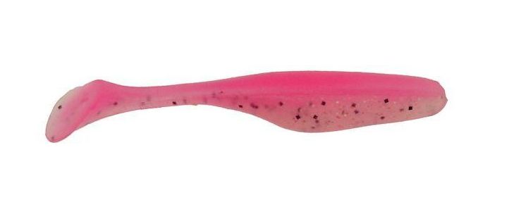 Walleye Assassin Turbo Shad 4” Pink Ghost