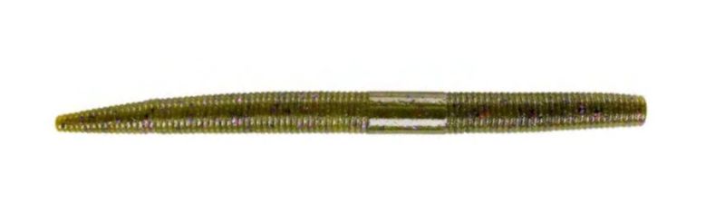 Yum Dinger 5" Green Pumpkin Purple Flake
