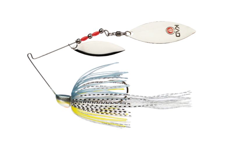 Strike King KVD Double Willow Spinnerbait 1/2oz Chrome Sexy