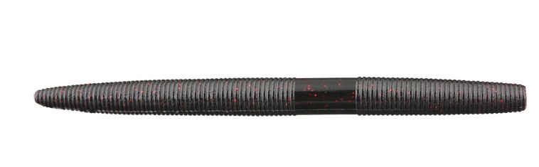 Gary Yamamoto Senko 5” Black/Red Flake