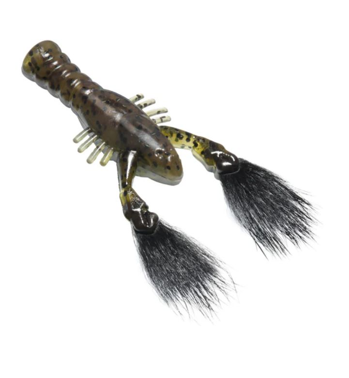 Rabid Baits Rabid Craw 3” Green Pumpkin Black