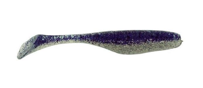 Walleye Assassin Turbo Shad 4” Purple Ice