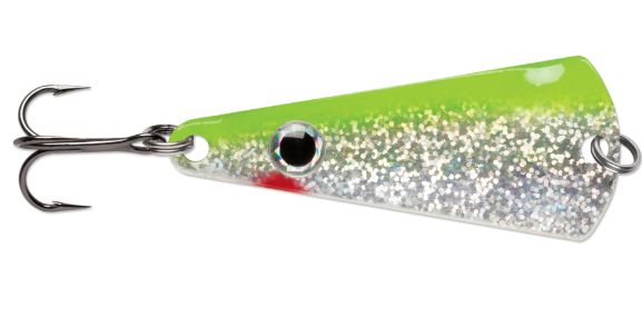 VMC Tingler Spoon 1/8 Glow Chartreuse Shiner