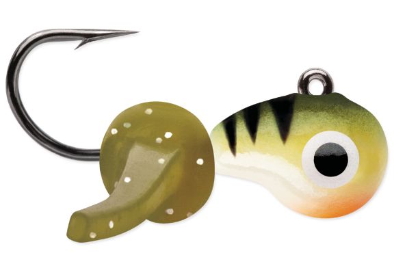 VMC Mustche Jig 1/16 Glow Yellow Perch