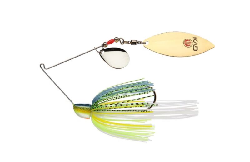 Strike King KVD Colorado Willow Spinnerbait 3/8oz Chartreuse Sexy