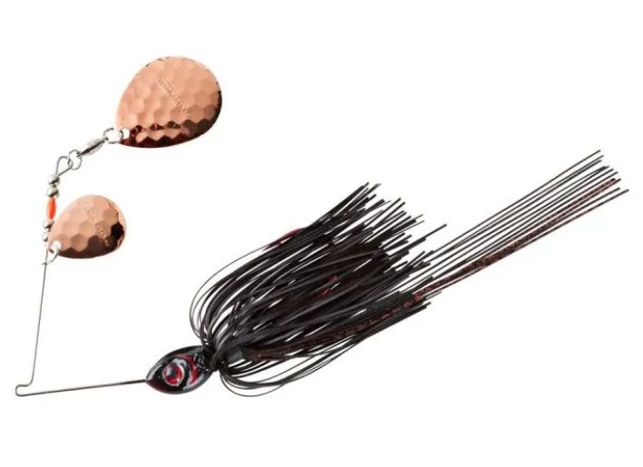 Booyah Tux and Tails Spinnerbait 3/8oz Black Copper